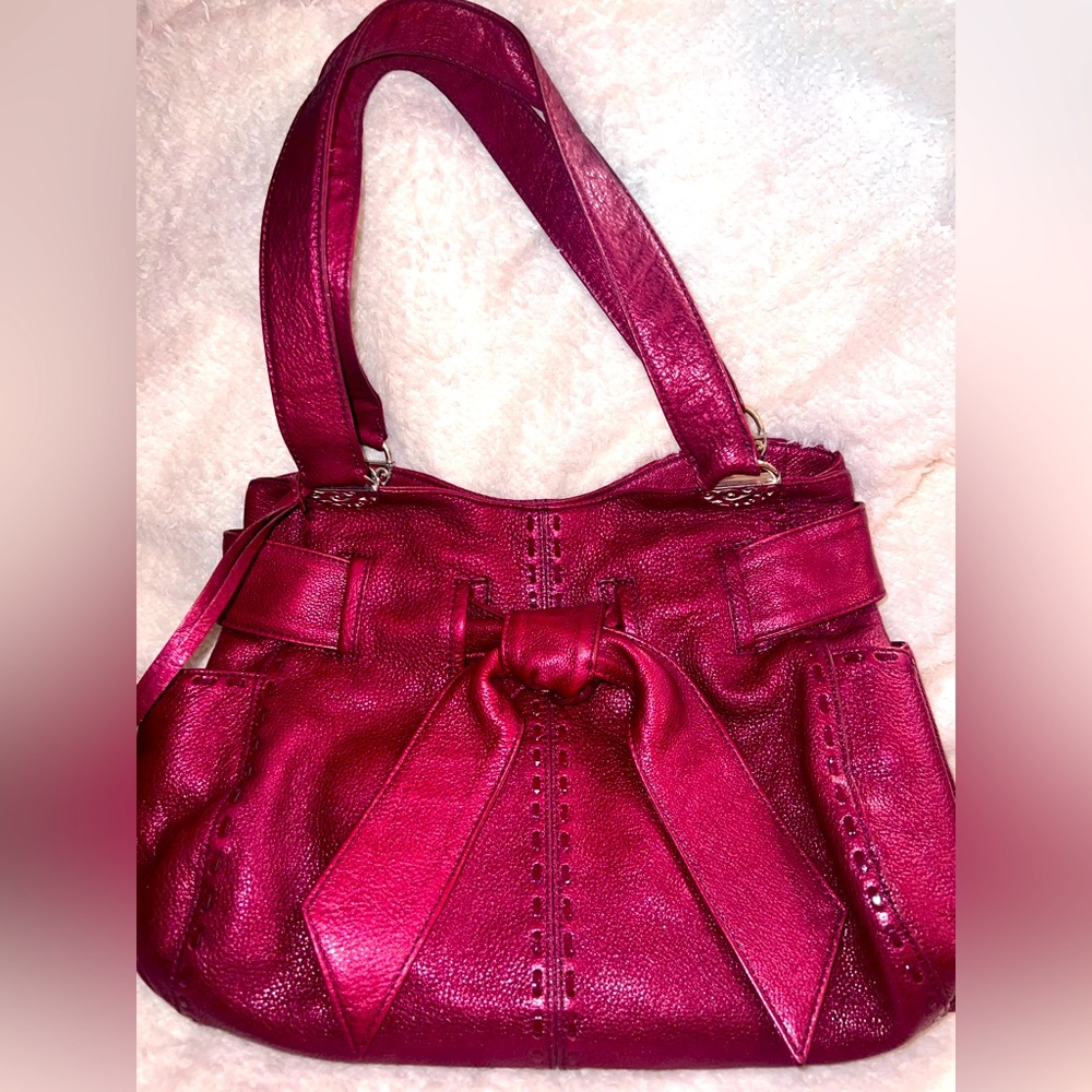Dark red Brighton, Clara bag